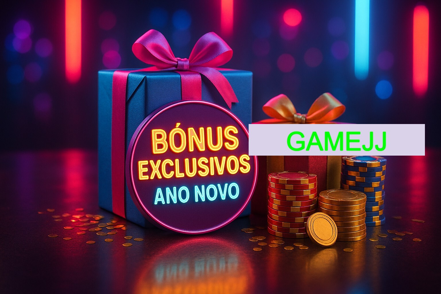 Promoções de Ano Novo no GAMEJJ